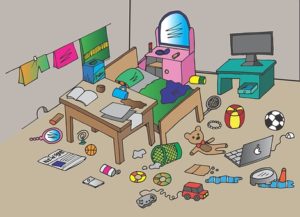 Children's bedroom was always messy