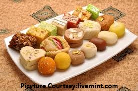 A mix of festive mithai