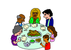  A Thanksgiving dinner is all about love and respect to elders