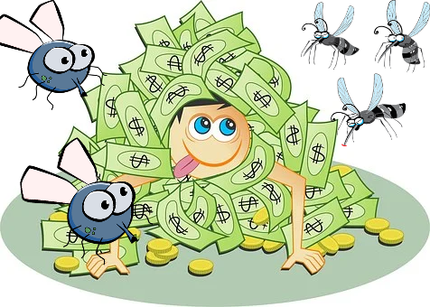 A money heist planned by the mosquitoes and houseflies