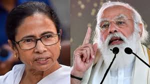 PM and Mamta Banerjee in an epic fight