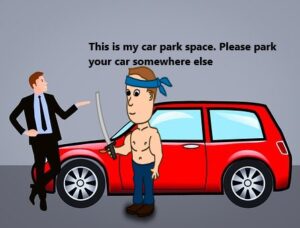 A fight over car parking