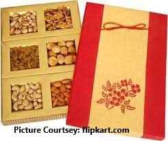 Dry fruits is one of the most popular Diwali gift