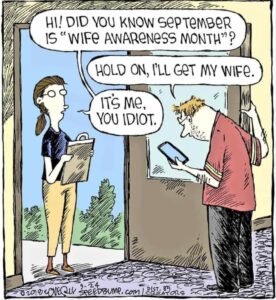 Husbands should not forget important dates like a wife's birthday