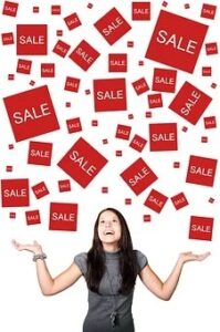 The online shopping sale